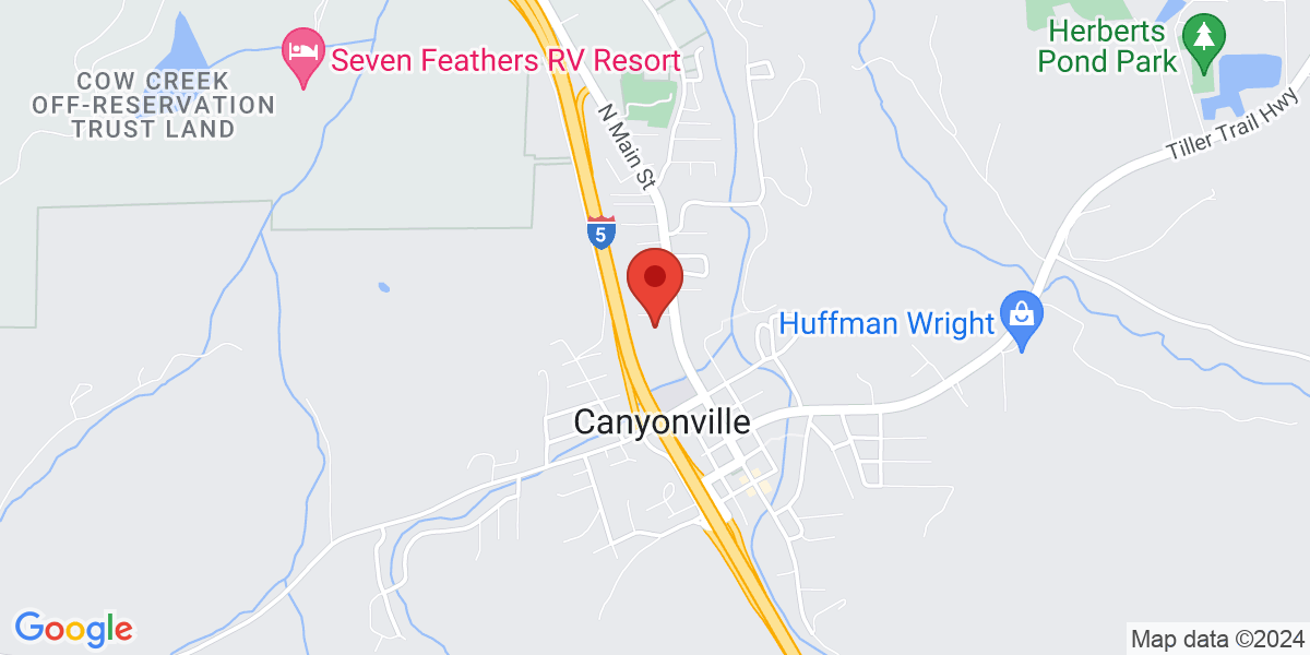 Map of Canyonville Community Library